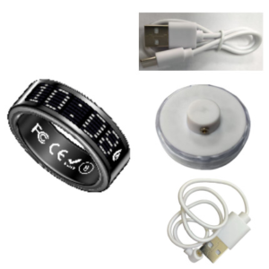 Smart Ring With Display For Counting, Heart Rate, Blood Oxygen, Pressure, Sleep, And Exercise Monitoring, Smart Bracelet For The Middle East