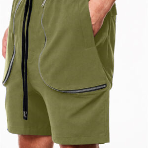 Men’s Running Sports Multi-Pocket Casual Shorts