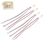 Speaker Wire Harness Connector Adapter For Door 2019-2021 RAV4 Camry Avalon, For Dash Twteer Lexus Is CT 2011-2018 Dash Tweeter, 2 Pin Audio Wire Plug 1 Pair