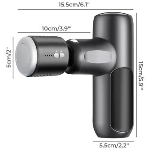 Massage Gun With Heat And Cold, Mini Massage Gun Deep Tissue Heat Muscle Massage