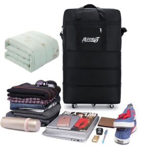 42 Extra Large Lightweight Luggage Trolley Suitcase Travel Bag H V6F9