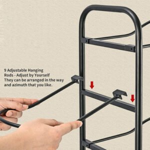 Basketball Soccer Ball Storage Rack Sport Ball Organizer Display Stand Holder