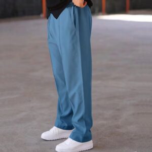 Men's Straight-Leg Athletic Casual Long Pants