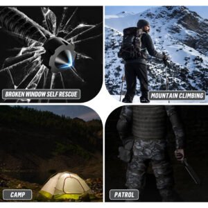 Super Bright LED Flashlight 3 Mode Zoom Security Torch Camping Police Lamp
