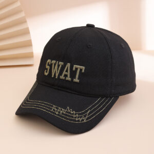 Fashionable Casual Convertible Baseball Cap With Embroidered Letters, Breathable And Sweat-wicking, Perfect For Outdoor Outings.