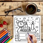 28 Pages Self Loves Coloring Book Coloring Book For Adult Stress Reduction Colouring Book Valentine's Day Gifting, Birthday Party Gift, Drawing Supplies, Christmas Gift, Back To School Supplies