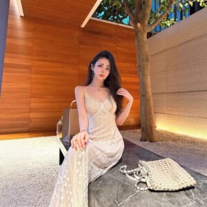 Slimming Figure-flattering Chic Designer Long Dress