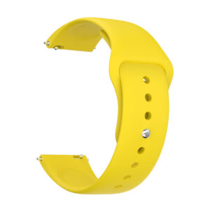 Silicone Monochrome Sports Watch Strap