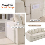 76 IN Folding Convertible Sofa Bed
