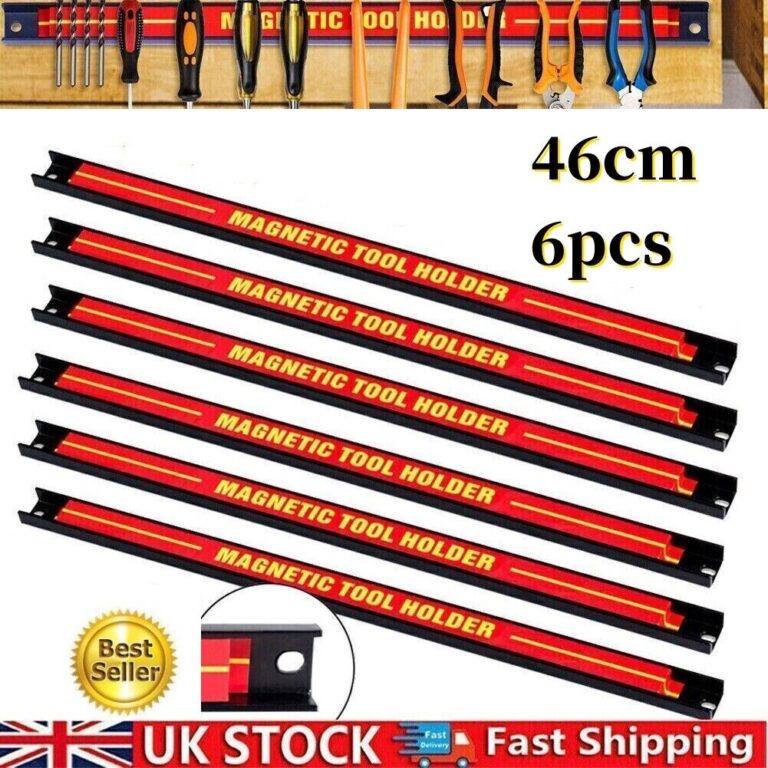 6×18 Heavy Duty Magnetic Tool Bar Storage Holder Rack Garage Wall Holder Strips
