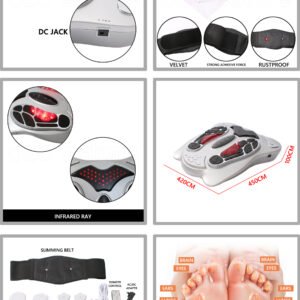 Electromagnetic Foot Massager Wave Pulse Massage Machine Circulation Booster AU
