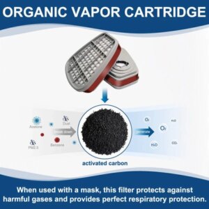 Wiederverwendbar Voll Gesicht Atemgerät Maske Für Malerei Spritzen Schweißen