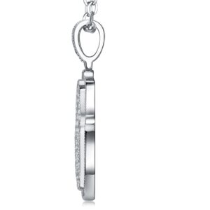 A Luxurious And Fashionable Minimalist Jewelry Pendant Necklace Set With Top-quality Moissanite, Made Of S925 Silver Electroplated With Platinum.