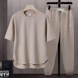 Men’s Summer Athletic Crew Neck Pants Set