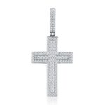 A Luxurious And Fashionable Minimalist Jewelry Pendant Necklace Set With Top-quality Moissanite, Made Of S925 Silver Electroplated With Platinum.