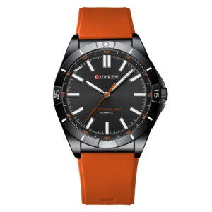 Simple Unisex Round Silicone-band Couples Watch Waterproof