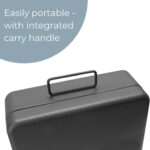 12 Security Cash Document Storage Safety Deposit Secure Lock Key Safe Box Metal