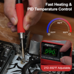 MELLIF DUAL POWER SOLDERING IRON STATION, RED
