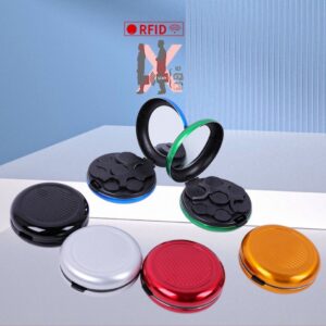 Portable Euro Coin Storage Box With Mirror