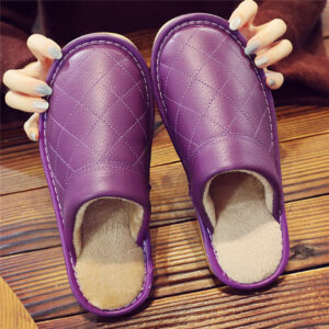Home Leather Slippers For Men And Women