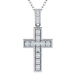 A Luxurious And Fashionable Minimalist Jewelry Pendant Necklace Set With Top-quality Moissanite, Made Of S925 Silver Electroplated With Platinum.