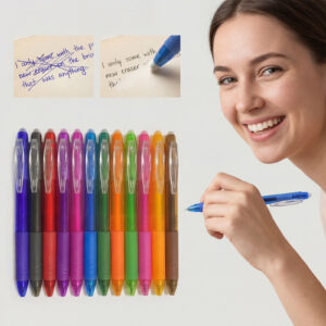 Retractable, Smooth-writing, Color-erasable Gel Pen