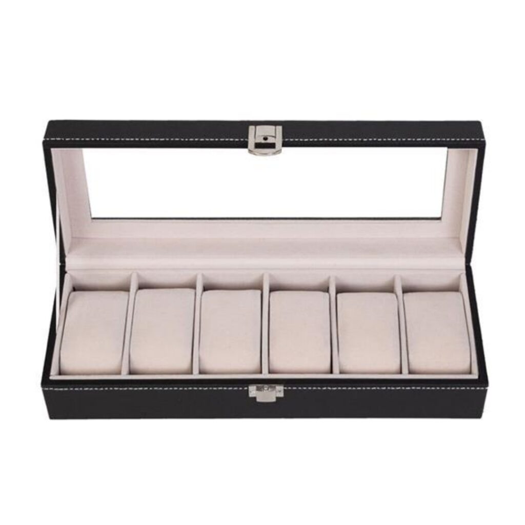 6-position Watch Storage Box