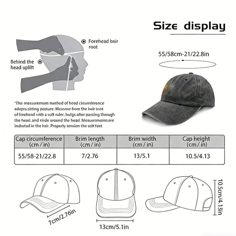 World's Best Papa Baseball Cap - Vintage Washed Cotton Hat For Men, Adjustable Unstructured Trucker Cap, Perfect Gift For Dad Father