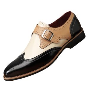 Men’s Business Formal Casual Leather Shoes Brogue Carving