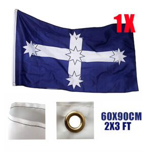 1X Eureka Stockade Flag Southern Cross 60×90 Cm 2×3 Feet Australia Aussie Blue
