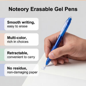 Retractable, Smooth-writing, Color-erasable Gel Pen