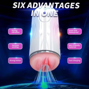 Male Cup Premium Vacuum Suction Male With Heating Function, 10 Vibration Modes, Realistic 3D Cover For Ultimate Pleasure