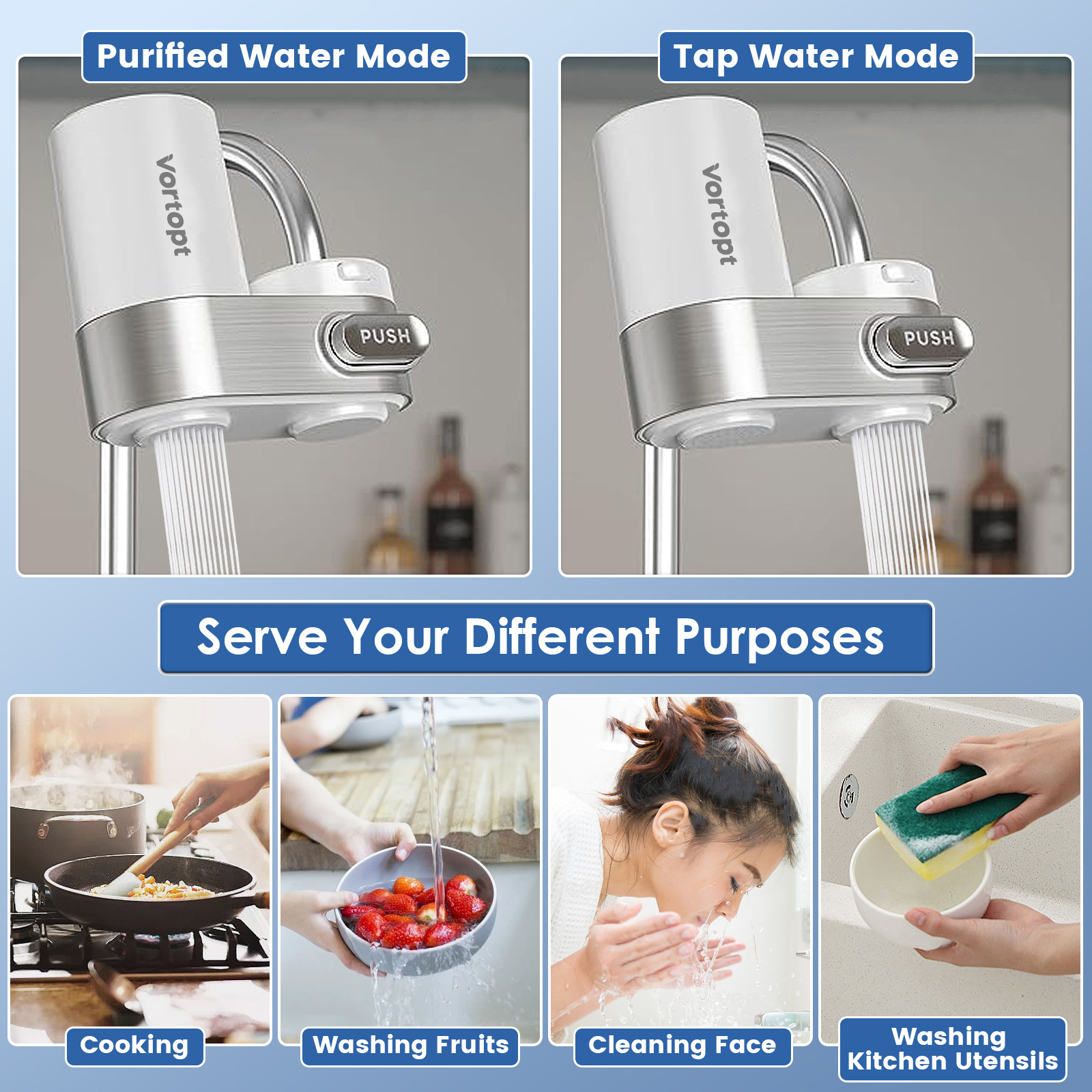 All-English Household Faucet Filter Carbon Filter Cartridge