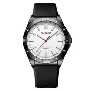 Simple Unisex Round Silicone-band Couples Watch Waterproof