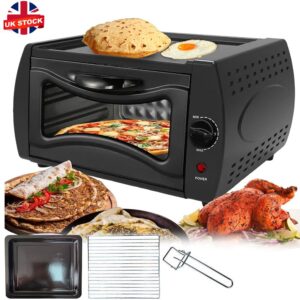 2100W Mini Oven Chapati Roti Lahmacun Manakish Pizza Naan Bread Maker UK