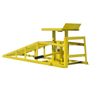 5 Ton Lifting Force Auto Car Truck Service Ramps Lifts, Garage Car Lift Hydraulic Ramps,Automotive Hydraulic Lift Repair Frame Lift 2 Pack Yellow Color