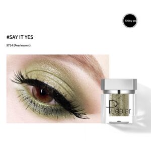 Smudge-proof, Easy To Apply, Pearl-illuminated Single-color Eyeshadow