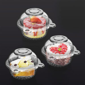NEW 1 0 0 SINGLE CUPCAKE BOXES CLEAR MUFFIN HOLDER CASES DOMES CUPS PODS CONTAINERS UK