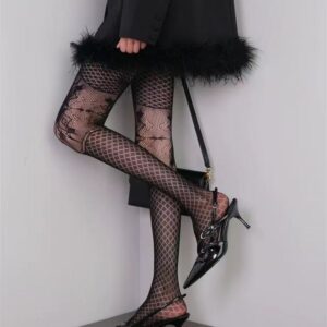 Fishing Net Short Socks Spicy Girl Hollow Diamond Socks Female