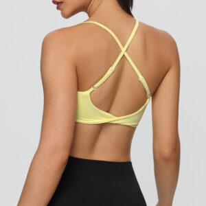 Adjustable-Strap Shock-Proof Running Fitness And Yoga Bra