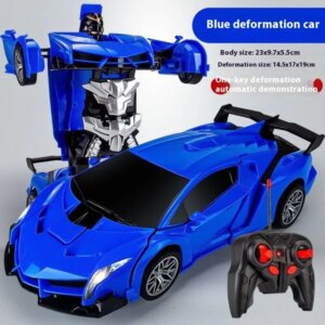 Transforming Car Robot, One-Button Deformation R Or C Toy Car, 1-18 Scale 360' Rotating Drifting, Toys Suitable For Kids Over 3 Years Old, Educational Toys, Children's Day Gift, Birthday