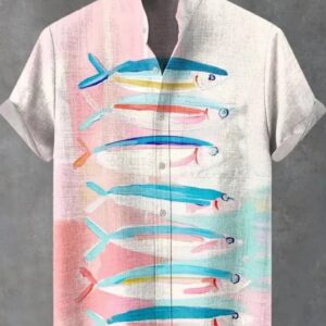 Summer Short-sleeve Fashionable Shirt For Men