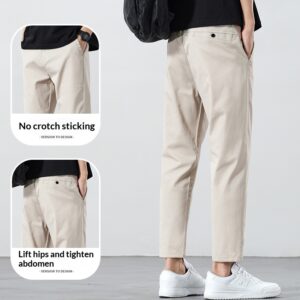 Men's Solid-Colored Versatile Casual Work Pants