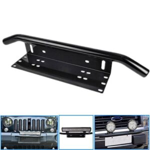 23 Number Plate Bullbar Frame For Driving Light Bar Mount Mounting Bracket AU