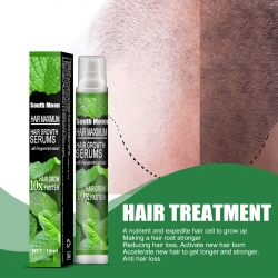 South Moon Hair Growth Serums, Hair Anti-Drop Liquid Hairline Thick Hair Herbal Essential Oil