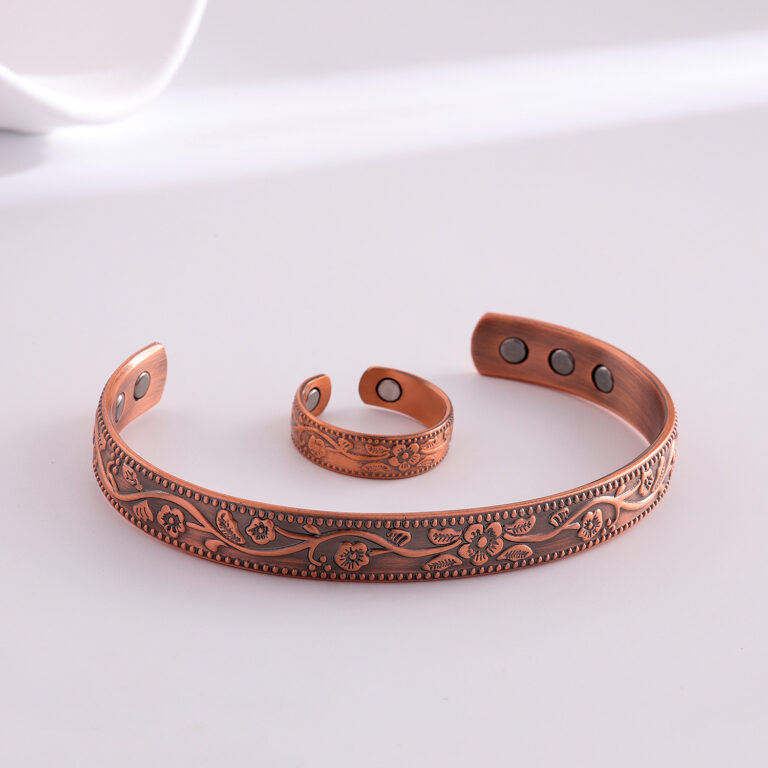 Retro Simple Pure Copper Magnetic Bracelet