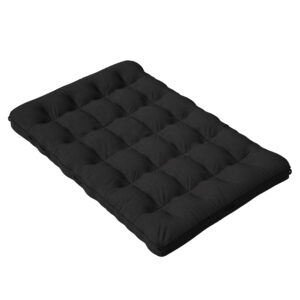 6 Inch Floor Mattress Futon Mattress Sleeping Pad Foldable Roll Up Mat, Sofa Couch Bed, Full Size
