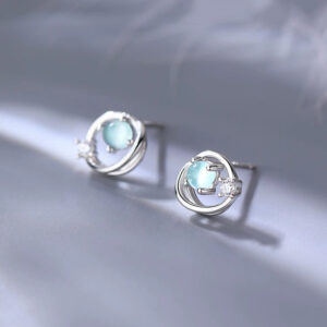 Cosmic Planet Saturn Stud Earrings For Women