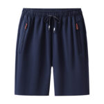 Men's Plus-Size Loose-Fitting Breathable Casual Sports Shorts