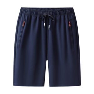 Men's Plus-Size Loose-Fitting Breathable Casual Sports Shorts